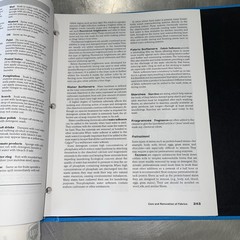 J.J. PIZZUTO’S FABRIC SCIENCE, 8TH Ed. Binderr Joseph Pizzuto & Arthur Price