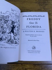 Freddy Goes to Florida Walter R Brooks Hardcover Dust Jacket Overlook Fred Brook