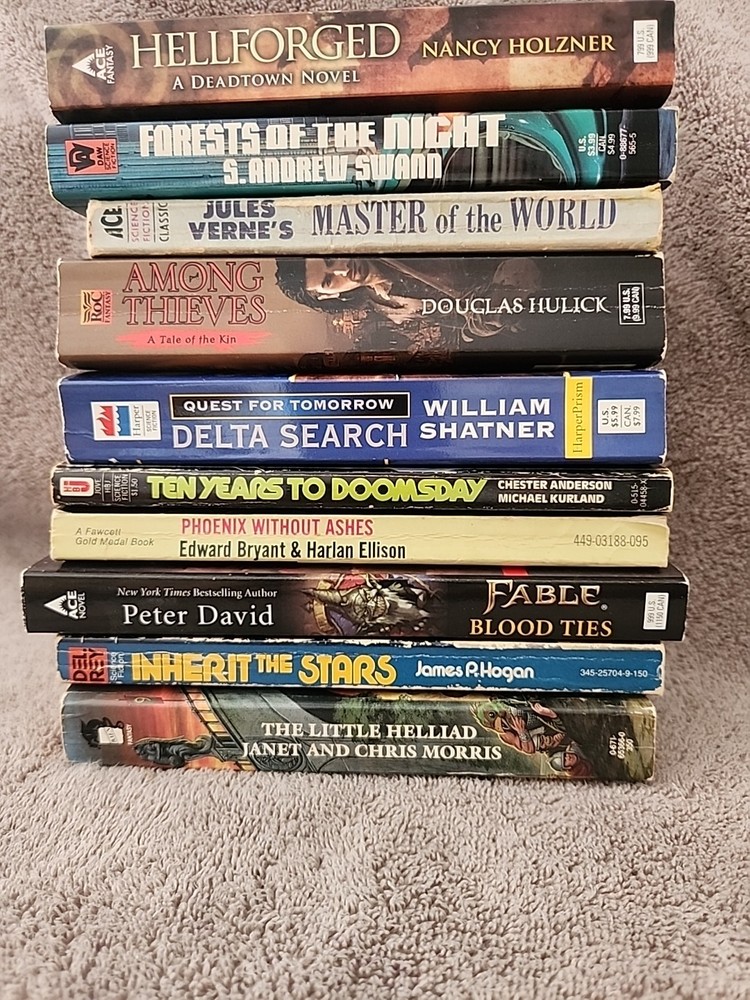 Sci-Fi Assortment Of Paperback Books Lot Of 10 (Lot #9)