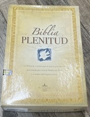 BIBLIA PLENITUD DE ESTUDIO, PIEL FABRICADA NEGRO con INDEX, REINA VALERA 1960