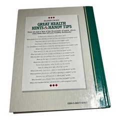 Great Health Hints & Handy Tips Reader’s Digest Hardcover 4,000 Ideas