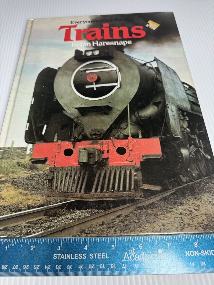 Crescent Guide To Trains by Brian Haresnape (1981, Hardcover, Illustrated