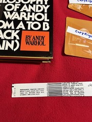🔥 Andy Warhol Book Tomato Soup Label Photo UNIQUE RARE ARTIST SIGNED AWESOME
