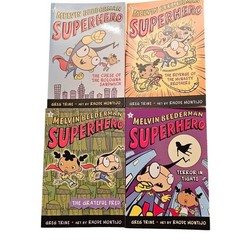 Melvin Beederman Superhero Books 1-8 Complete Series Greg Trine Square Fish Set