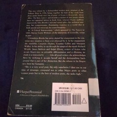 Selected Poems By Gwendolyn Brooks, Paperback Book PB, Poetry Compilation