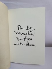 The Boy, the Mole, the Fox and the Horse – by Charlie Mackesy (Hardcover)