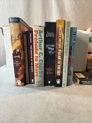 Sci Fi lot Patrick Rothfuss Arthur C. Clarke Philip Pullman Terry Brooks