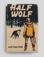 HALF WOLF 1946 Sewell Peaslee Wright HC w/DJ Rare Juvenile Wolf Adventure