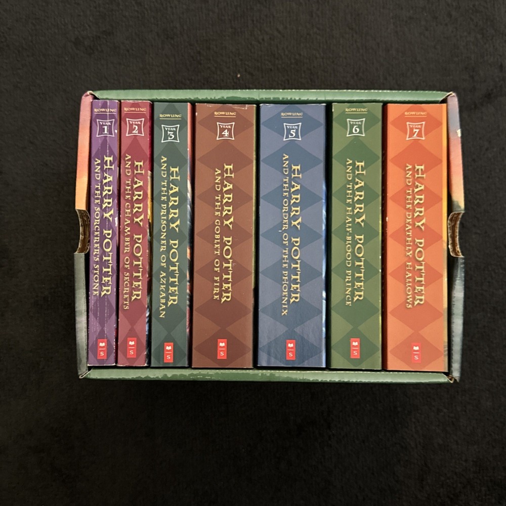 Harry Potter Paperback Boxset #1-7 by J. K. Rowling (2009, Hardcover)
