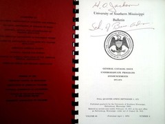 USM Bulletin 1973-74 University of Southern Mississippi Catalog Hattiesburg MS