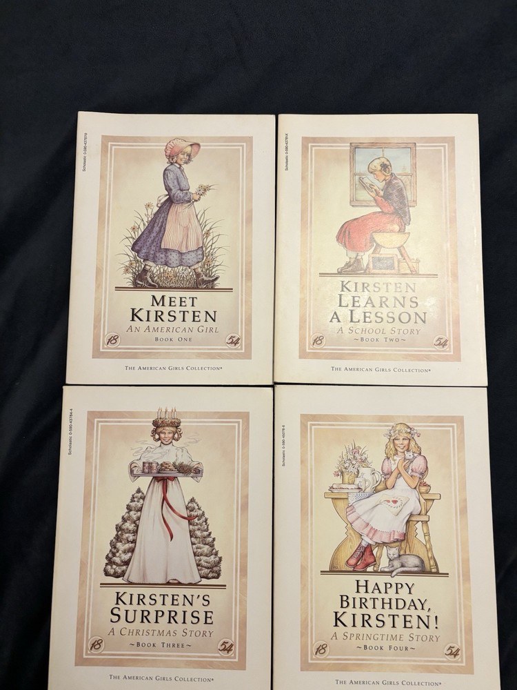 Kirsten American Girl Set of 4 PB First Edition Scholastic Pleasant Company EUC
