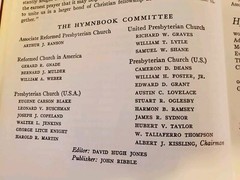 The Hymnbook Published By Presbyterian Church In The US 1952 Hardcover 576 Pages