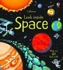 Look Inside Space (Look Inside (Usborne)) – Board book – GOOD
