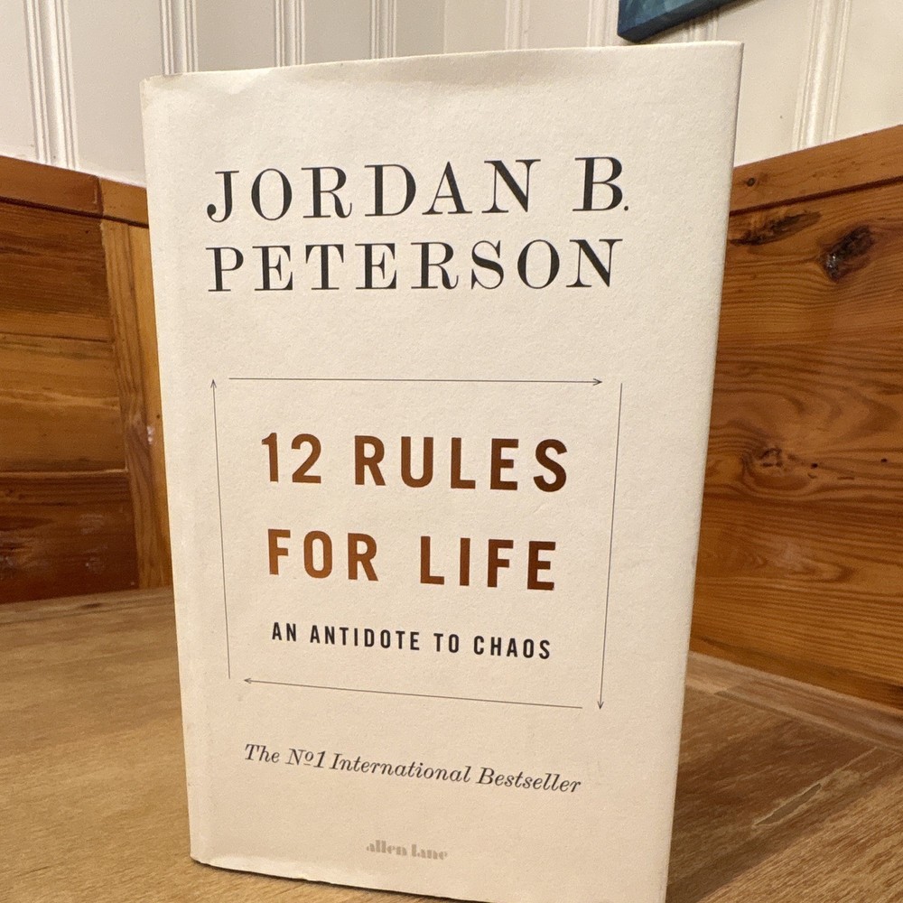 Jordan B. Peterson 12 Rules for Life: An Antidote to Chaos Hardcover DJ