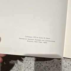 Earle M. Scott The Saga of Scott Aviation Corporation Hardcover 1973 Signed