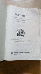 The Open Bible Edition KJV Genuine Leather 1975 Black
