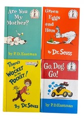 Lot of 16 Dr. Seuss Beginner & Bright And Early Hardcover Books As Shown