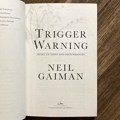 *ARC / Uncorrected Proof* Trigger Warning – Neil Gaiman (William Morrow, 2015)