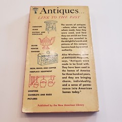 How To Know American Antiques Alice Winchester PB Book 1959 Signet Guide Vtg