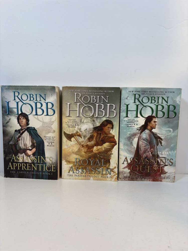 Robin Hobb Farseer Trilogy Assassin’s Apprentice Royal Assassin Quest Book 1-3