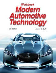 MODERN AUTOMOTIVE TECHNOLOGY, WORKBOOK By James E. Duffy **Mint Condition**