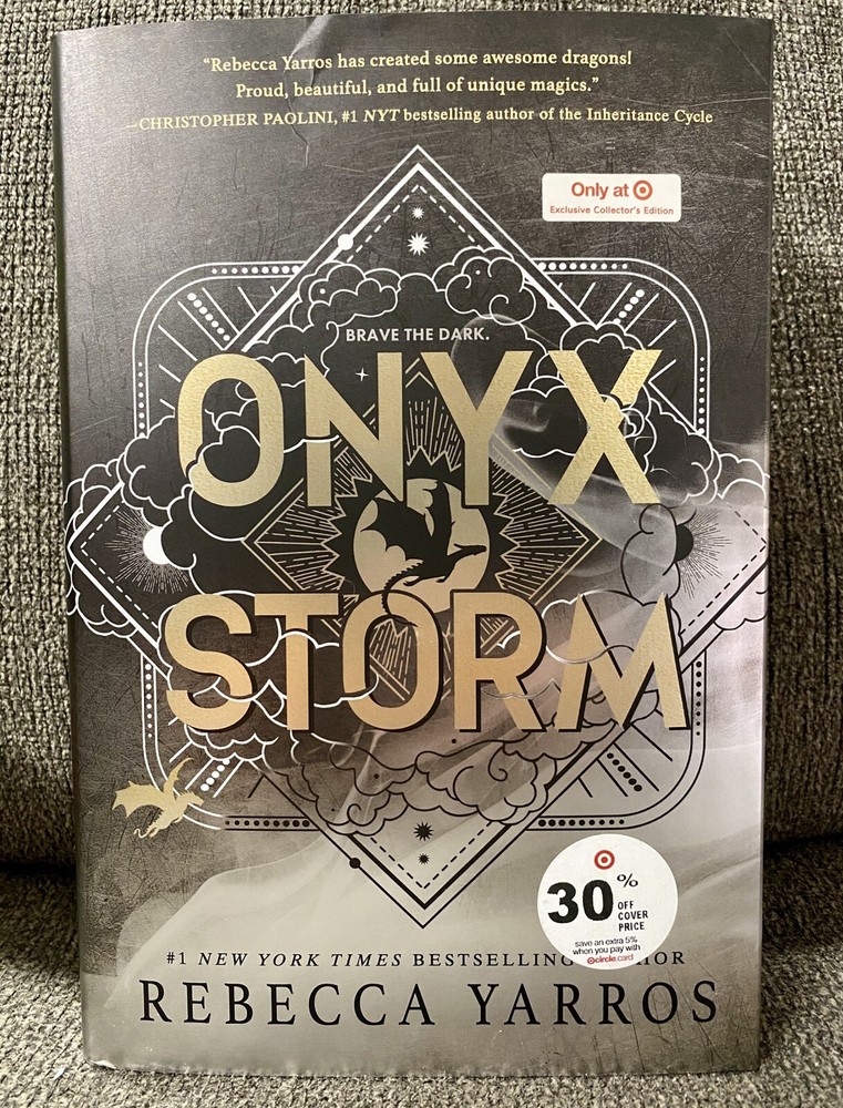 Onyx Storm Target Exclusive Edition by Rebecca Yarros Hardcover The Empyrean 🚚