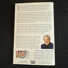 God’s Principles Of Stewardship Study Guide (2005, Paperback) By David Jeremiah