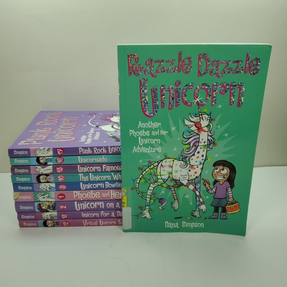 Phoebe and Her Unicorn Comic Books Graphic Novels Lot of 10 PB Set
