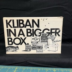 KLIBAN IN A BIGGER BOX 4 Book Set Softcover First Print 1970’s Humor Cartooning
