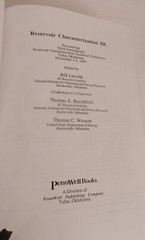RESERVOIR CHARACTERIZATION III; Linville-Editor; 1993 1st; (petroleum, oil, gas)