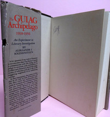 The Gulag Archipelago Set Vol. 1 & 2 by Aleksandr I. Solzhenitsyn 1st Edition