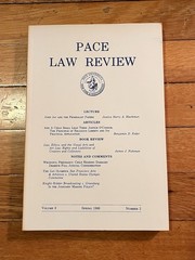Pace Law Review Vol 8 No 2 Spring 1988 Pages 237-474 The Gay Olympics