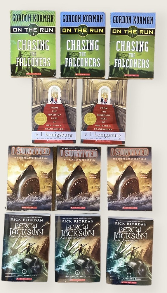 Classroom 11 Book Lot 4 Titles 2 – 3 Copies Each Book Ages 8-12 Partner Reading