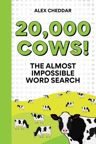 Twenty Thousand Cows! : An Almost Impossible Word Search, Paperback by Chedda…