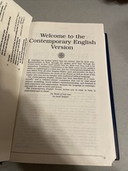 Contemporary English Version – God’s Promise… by Thomas Nelson Publis Hardback