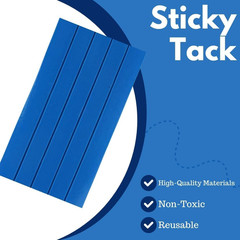 No Mess & Damage-Free Strong Adhesive Blue Sticky Tack – 2.1 Oz. (1 Pc.) – Ideal