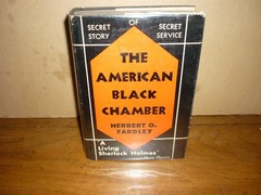 Herbert O Yardley. American Black Chamber. 1931. Secret Service. Codes. VG, dj.