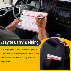 15 Pack Daily Log Books for Truck Drivers with 7 & 8 Day Recap, Driver Log Bo…