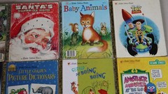 Lot of 15 Vintage Little Golden Books Miniatures Toy story Thomas the tra