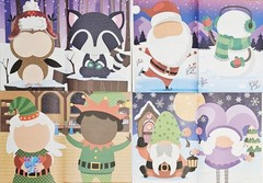 Christmas Make A Face Create A Face Dreamtivity Sticker Activity Books Set of 5
