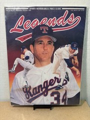 Legends Sports Memorabilia Magazine Nolan Ryan Vol.4 No.4 Sept/October 1991