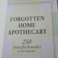 Forgotten Home Apothecary by Nicole Apelian Hardcover Herbal Remedies Reference