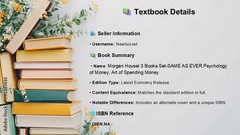 Morgan Housel 3 Books Set-SAME AS EVER,Psychology of Money,Art of Spending Money