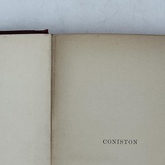 Vintage CONISTON Winston Churchill The Macmillan Company 1912 Hardcover Maroon