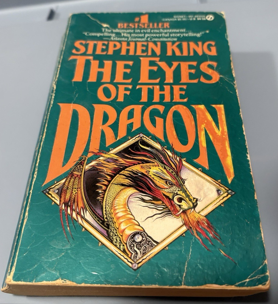 Eyes of the Dragon Stephen King 1988 First Signet Edition Paperback