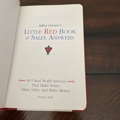 Jeffrey Gitomer’s Little Red Books of Selling & Of Sales Answers Lot Of 2 VG