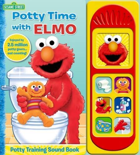 Little Sound Book Potty Time with Elmo Wlg – Board book By Pi Kids – GOOD