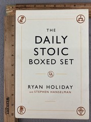 The DAILY STOIC Boxed Book Set by Ryan Holiday and Stephen Hanselman 2 Volumes