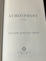 Atmosphere: A GMA Book Club Pick: A Love Story By Taylor Jenkins Reid, Hardcover