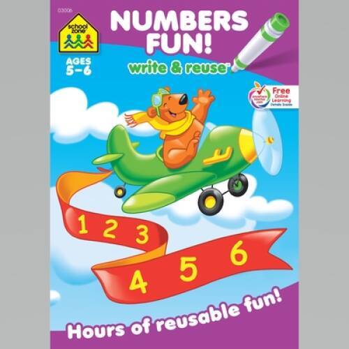 Numbers Fun! Write & Reuse Workbook – Paperback By Joan Hoffman – VERY GOOD